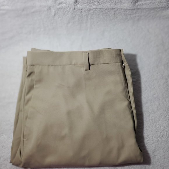 HAGGAR Men's Beige Business Casual Dress Pants/ Slacks/ Trousers, W38 L34 - Picture 3 of 7